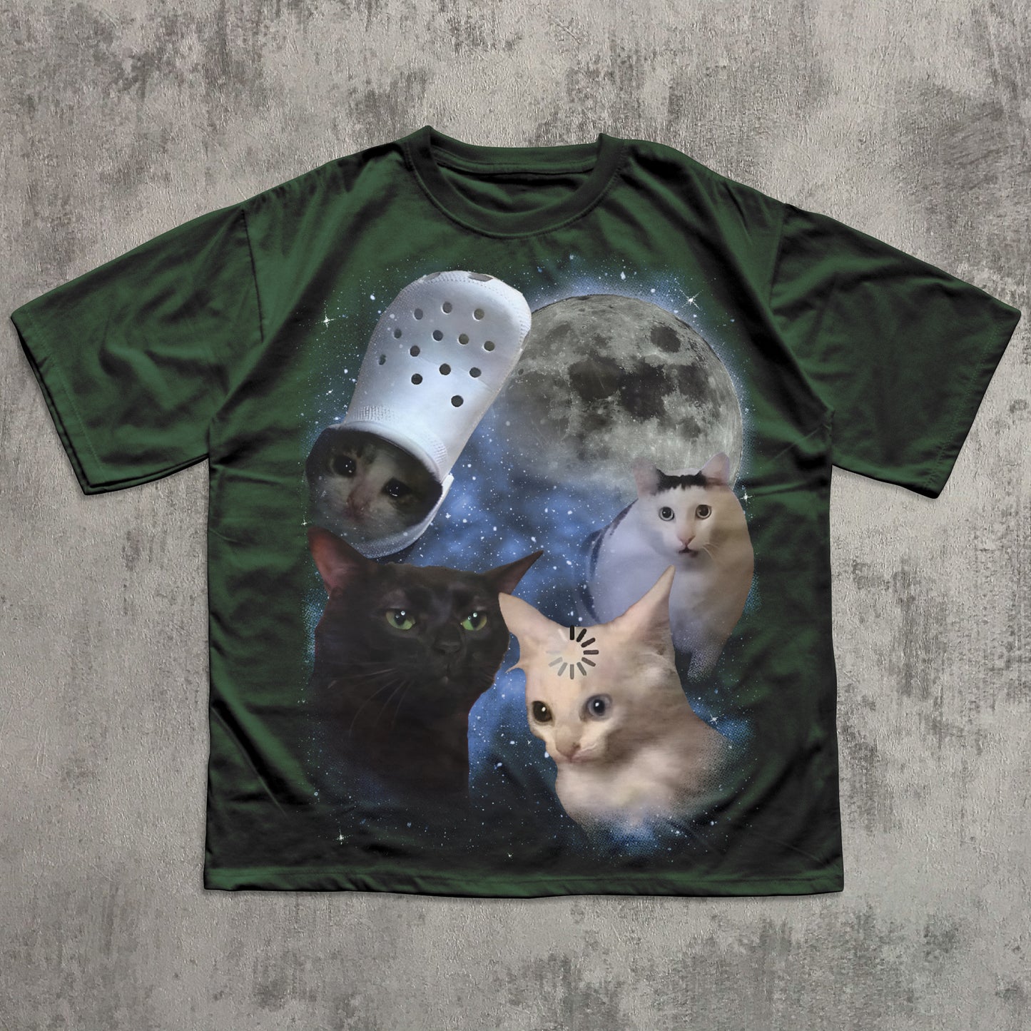 vintage graphic cat tshirt