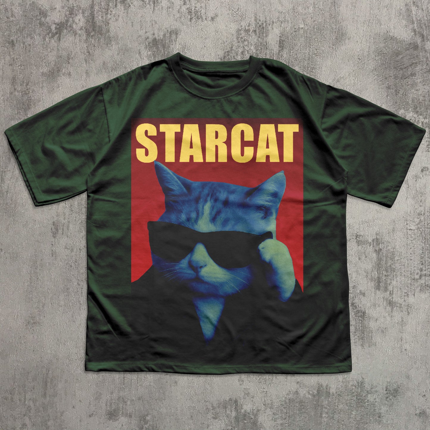 Starcat Funny Cat T-shirt, Parody Shirt, Stupid Tee