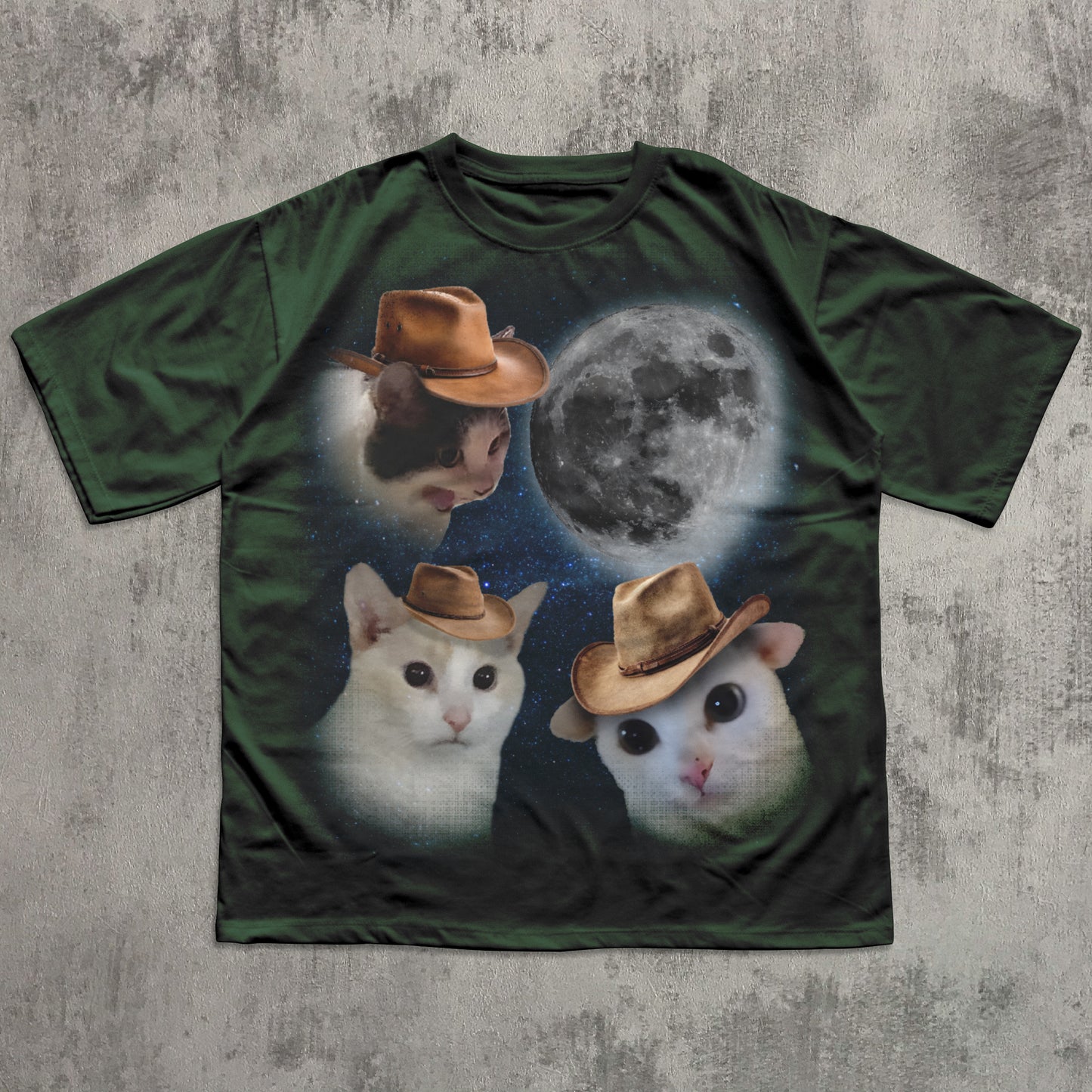 Retro Cowboy Cats T-shirt design
