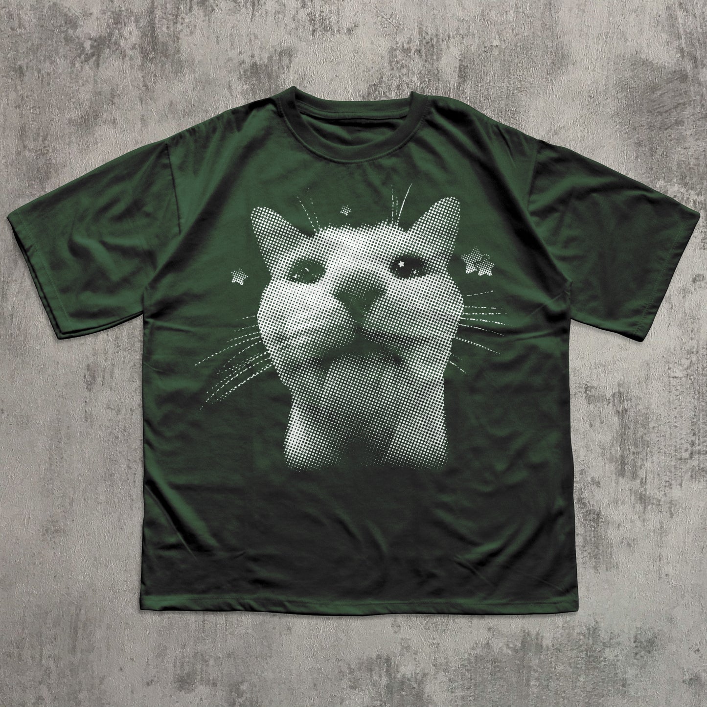 Y2k Retro Freaky Cat T-shirt, Vintage Graphic Tee, Silly Cats Shirt