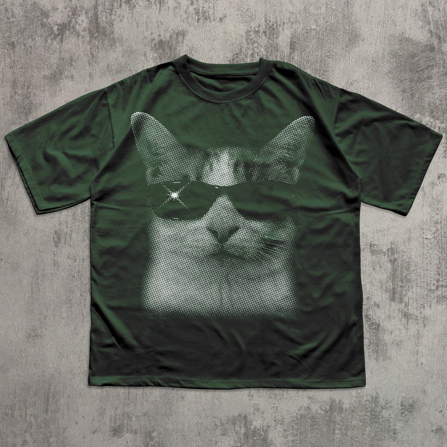 Y2k Cat With Sunglasses T-shirt, 2000s Vintage Graphic Tee, 90s Retro Shirt, Silly Cats Tshirt