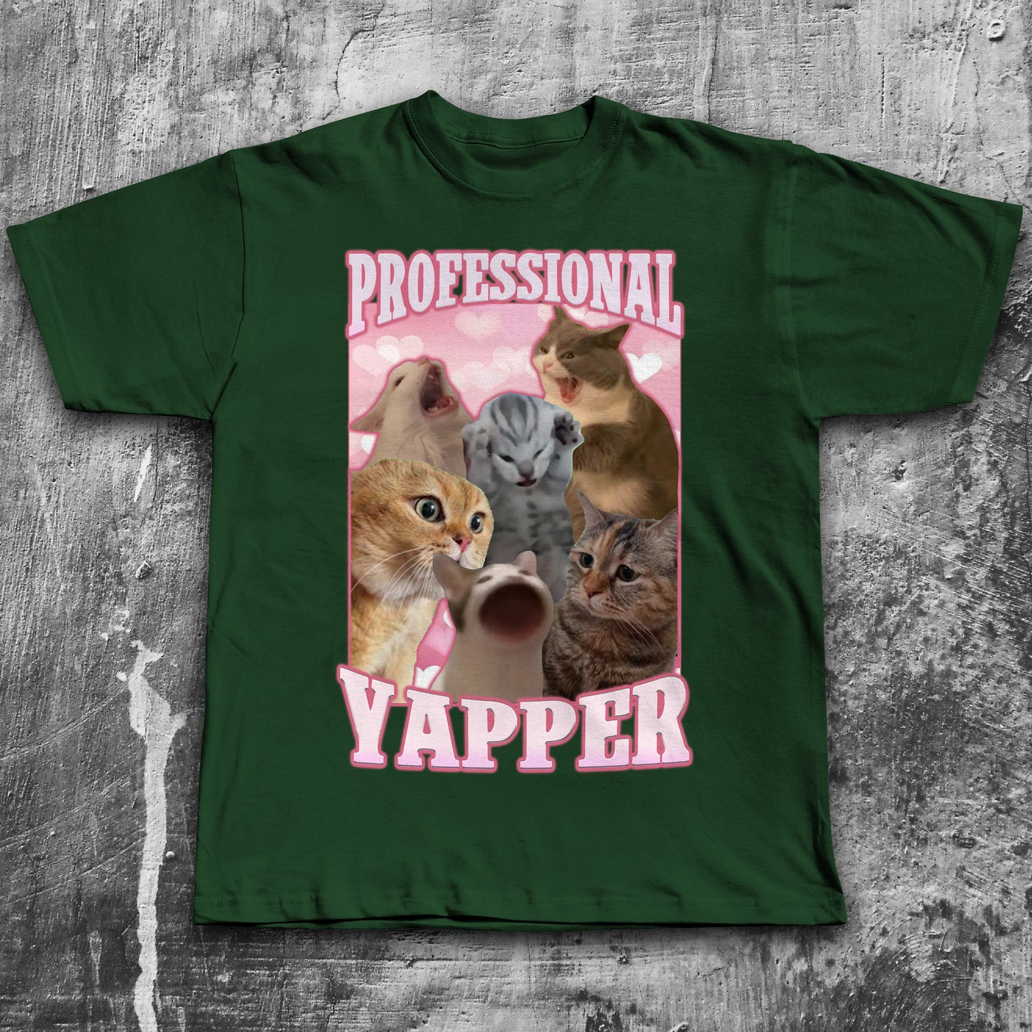 Professional Yapper Funny Cat Meme T-shirt