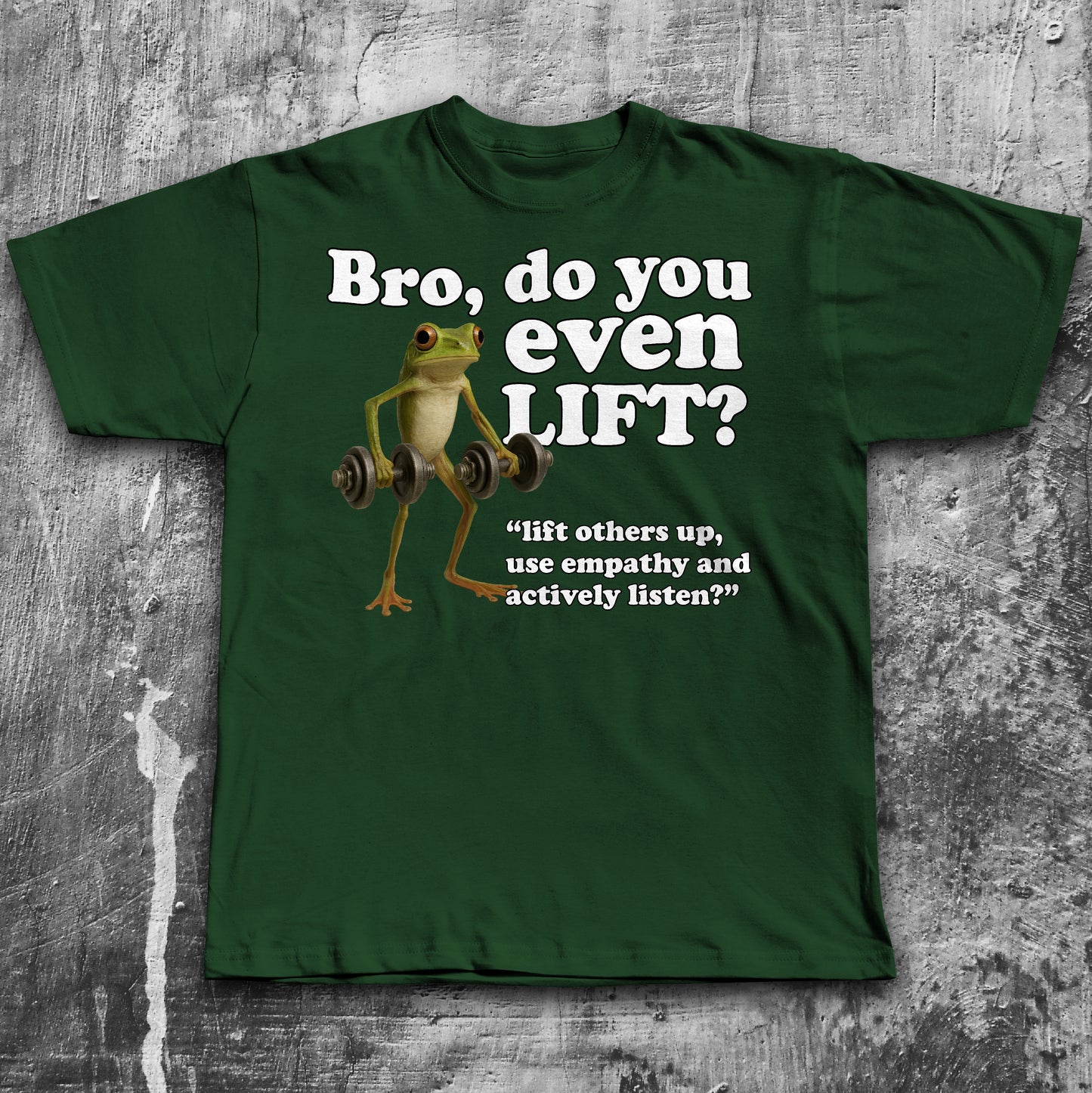 Bro Do You Even Lift Funny Frog Meme T-shirt, Silly Toad Shirt
