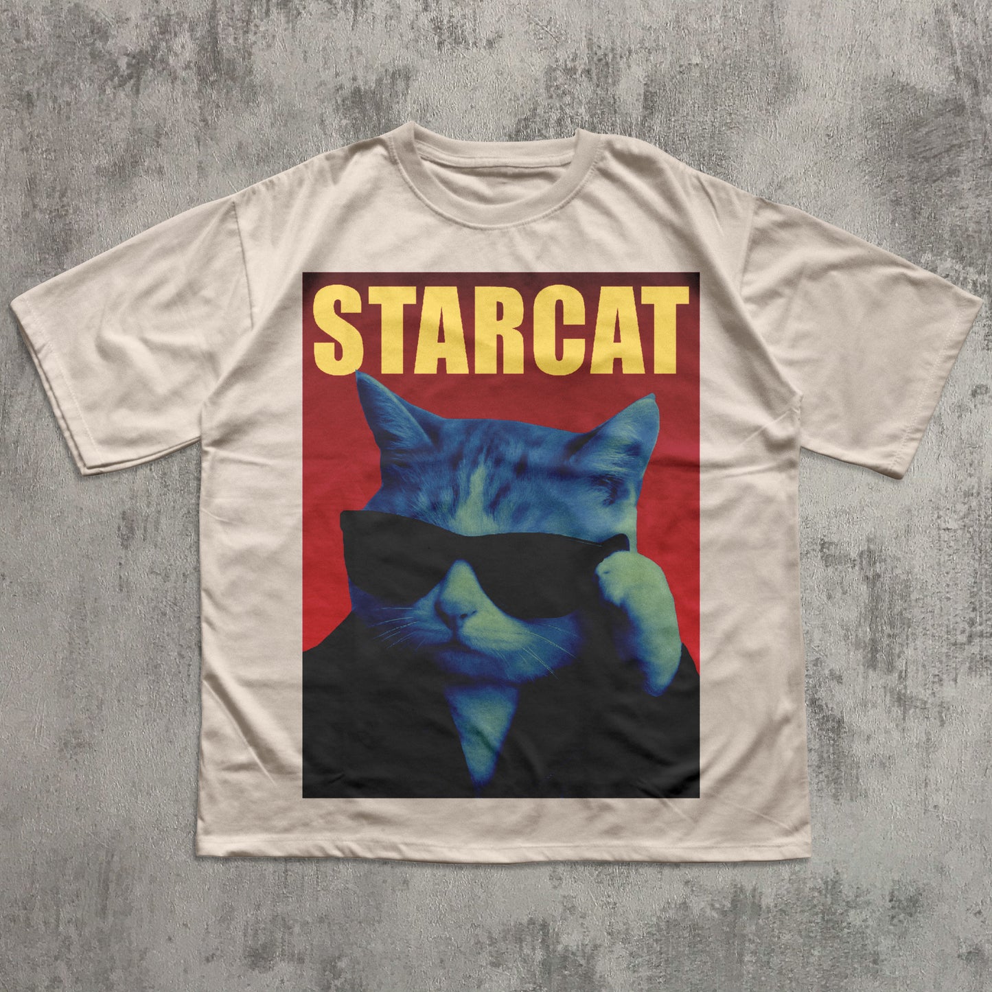 Starcat Funny Cat T-shirt, Parody Shirt, Stupid Tee