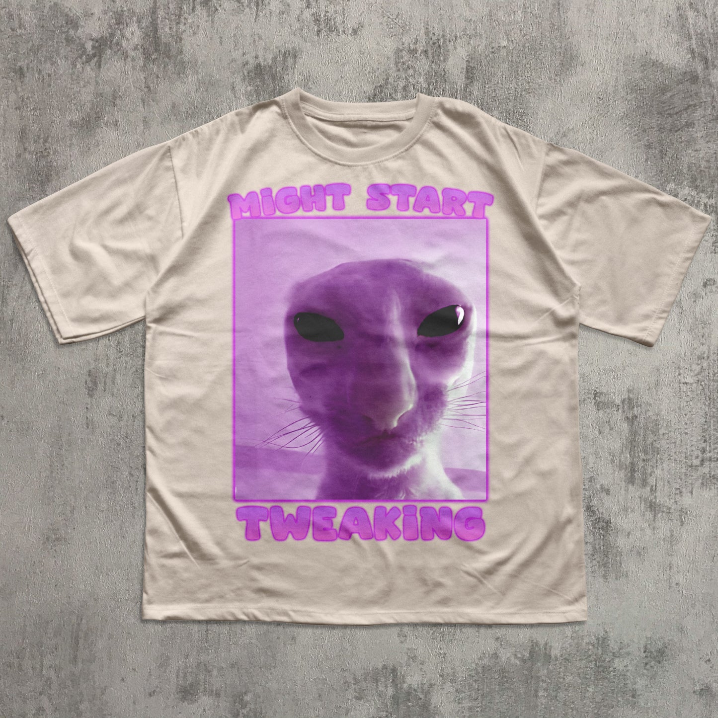Might Start Tweaking Funny Cat Meme T-shirt, Brainrot Shirts