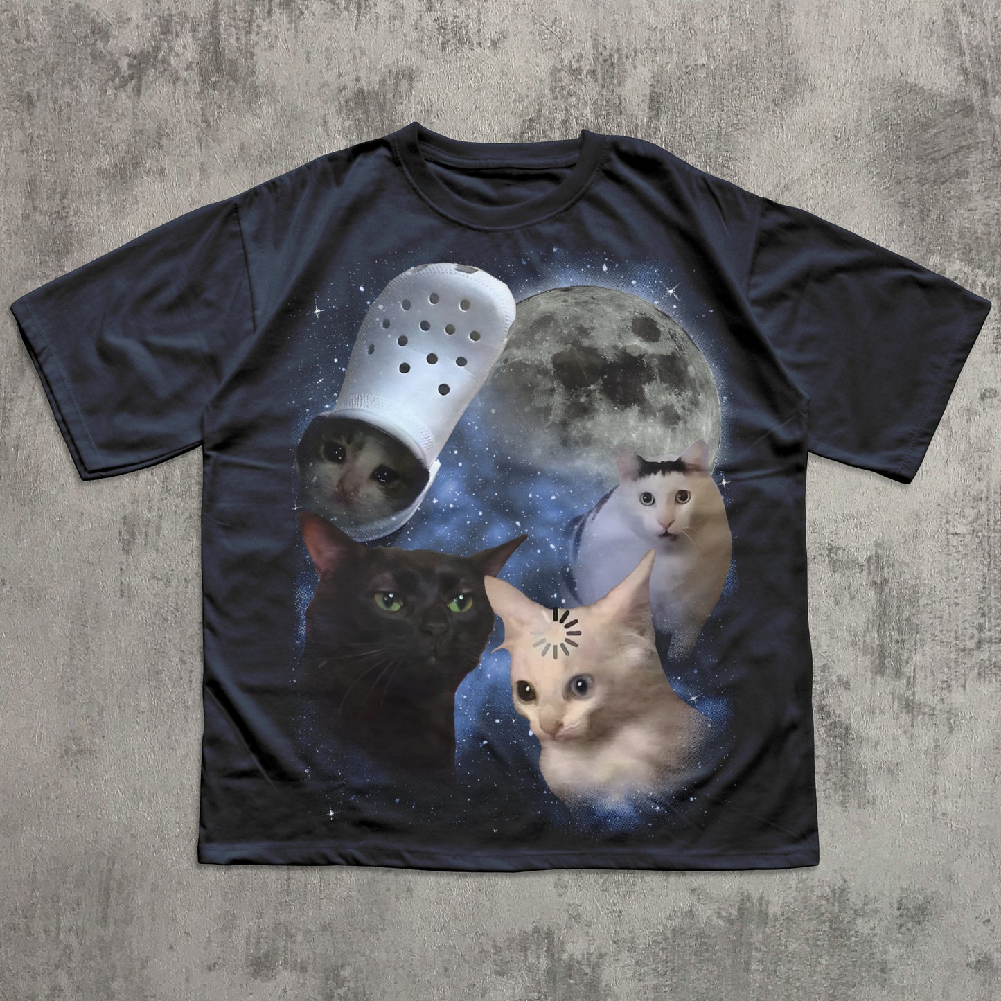 vintage graphic cat tshirt