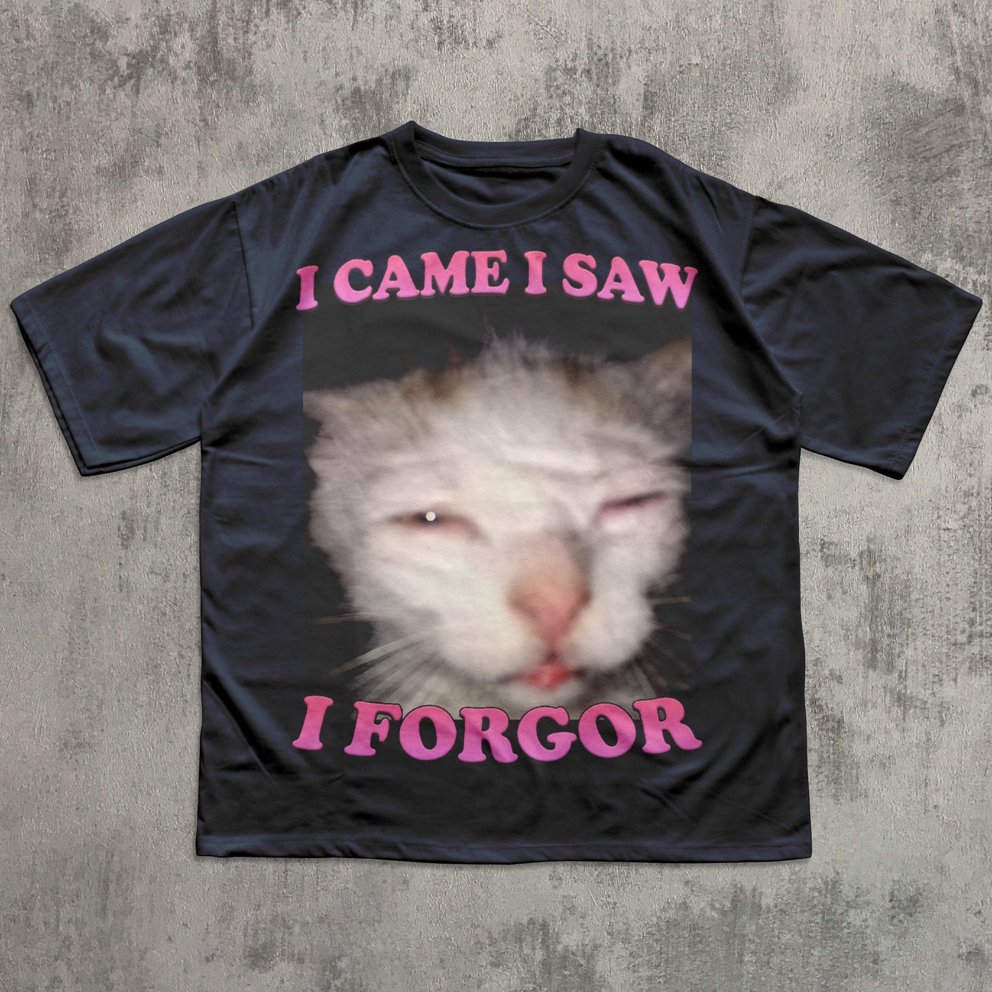 I came I saw I Forgor Funny Cat Meme T-shirt, Silly Cats Shirt, Stupid Shirts