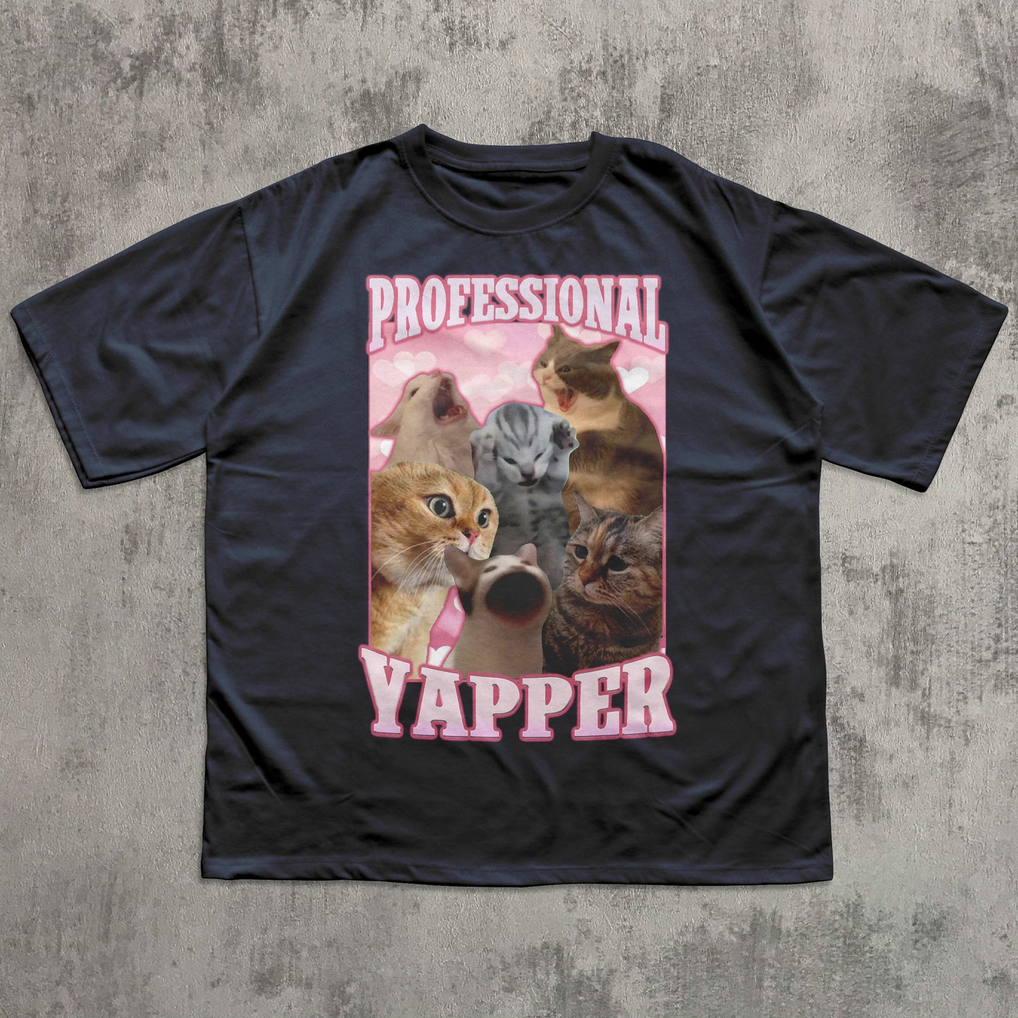 Professional Yapper Funny Cat Meme T-shirt