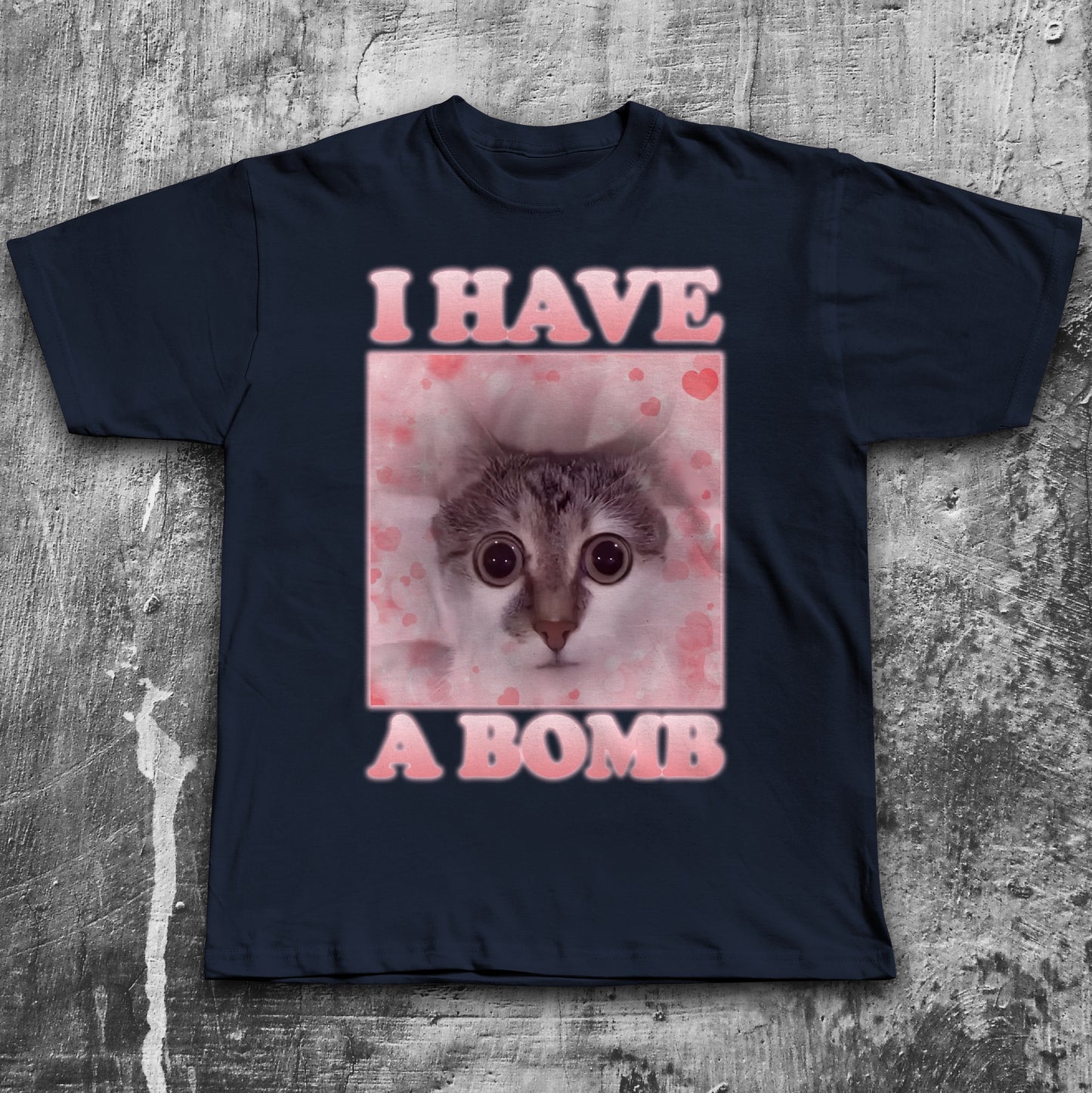 I Have a Bomb Cat Meme T-shirt