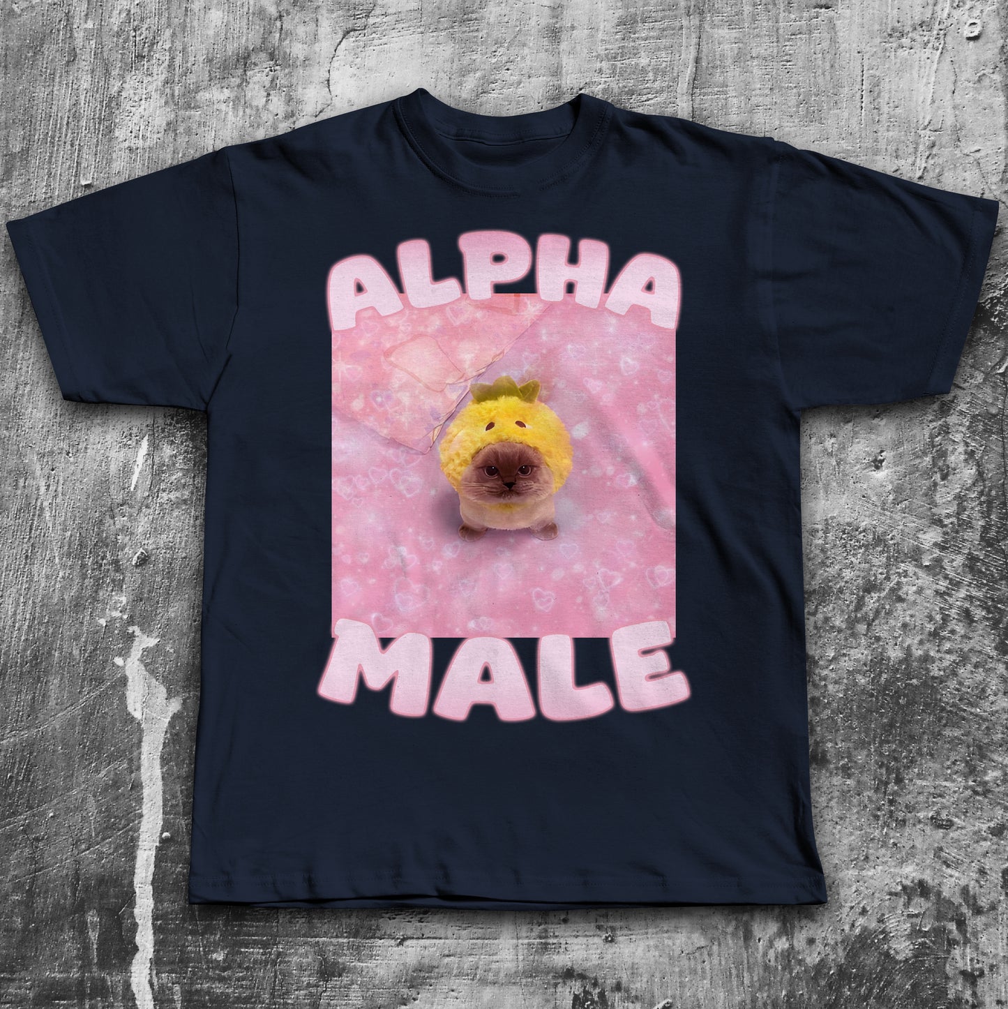 Alpha Male Funny Xiaojie Cat Meme T-shirt