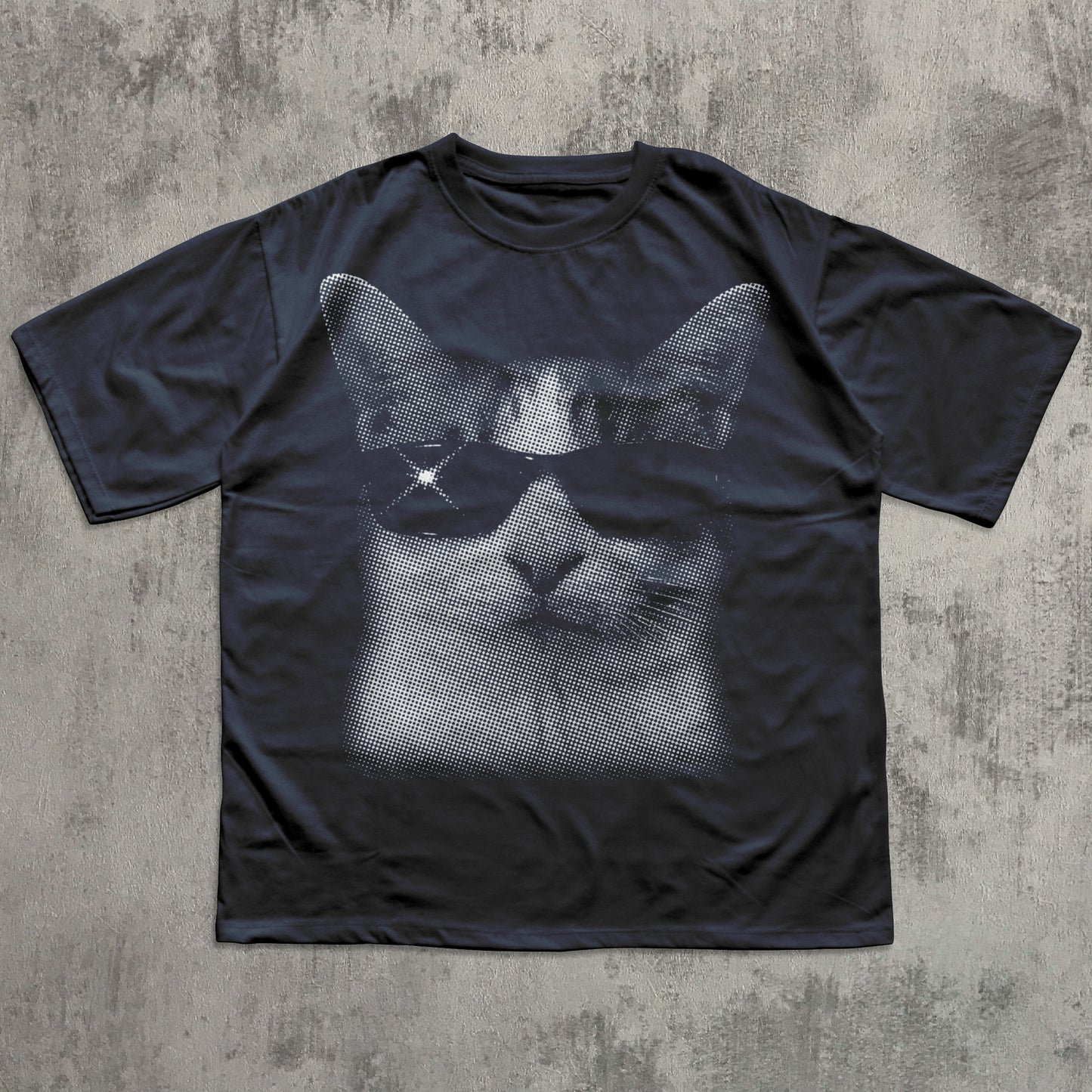 Y2k Cat With Sunglasses T-shirt, 2000s Vintage Graphic Tee, 90s Retro Shirt, Silly Cats Tshirt