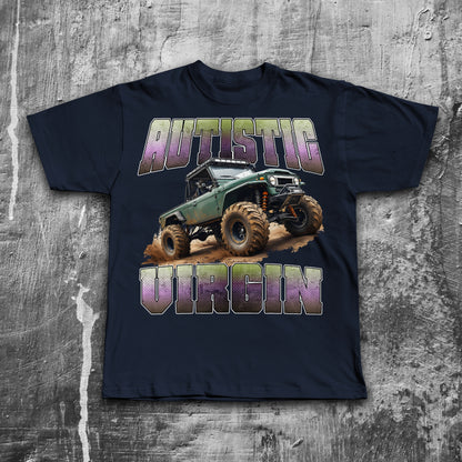 Autistic Virgin Funny Meme T-shirt, Brainrot Shirt