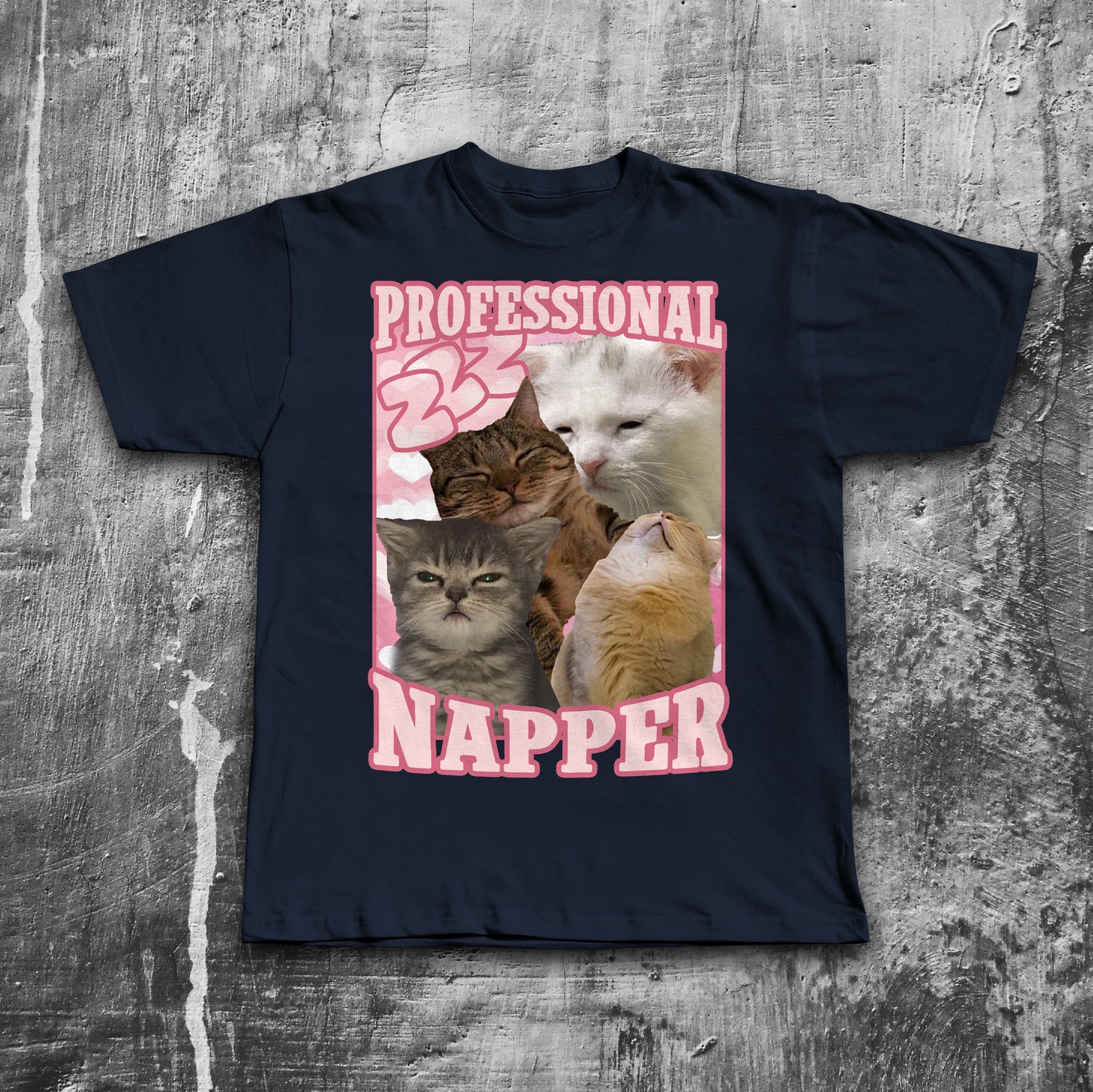 Professional Napper Funny Cat Meme T-shirt, Cat Shirt