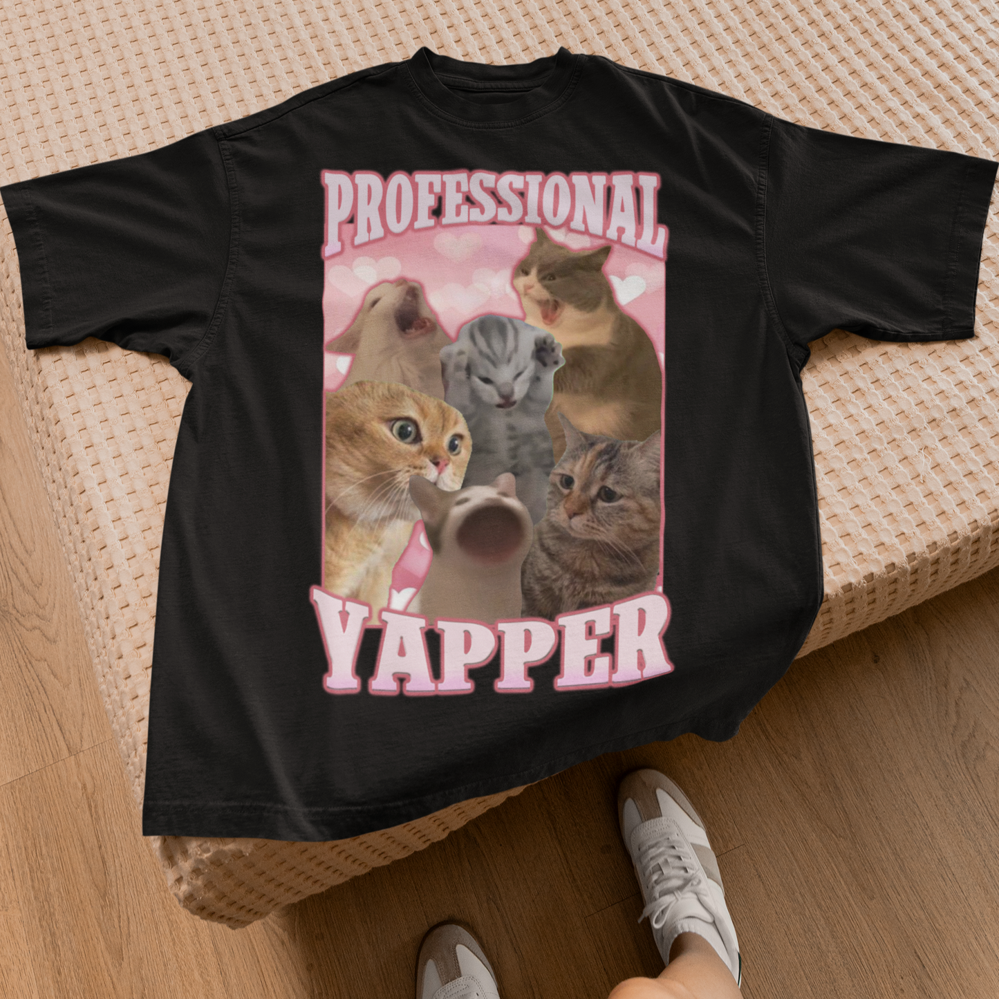 Professional Yapper Funny Cat Meme T-shirt