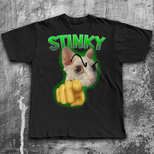 Stinky Funny Cat Meme T-Shirt