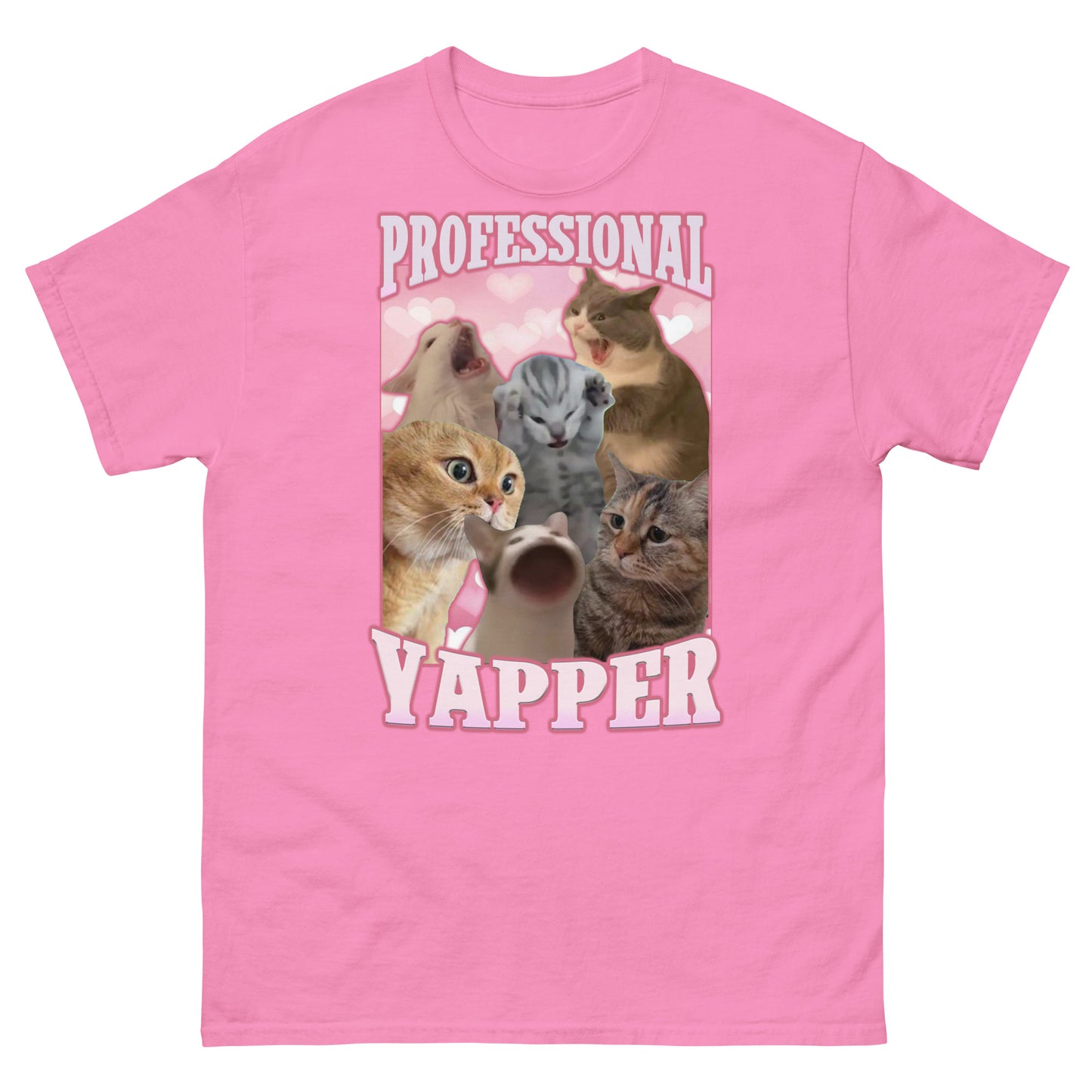 Professional Yapper Funny Cat Meme T-shirt