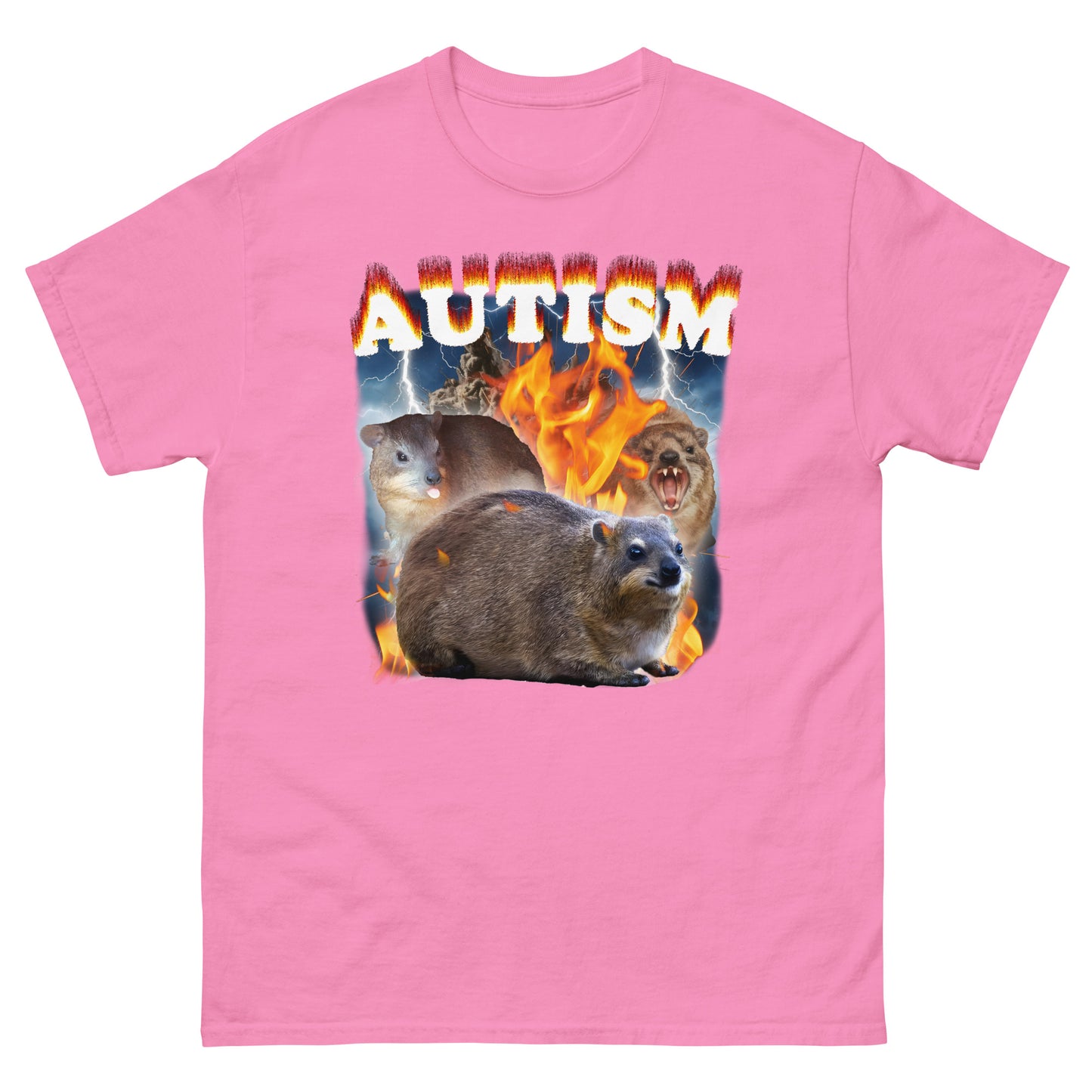 Autism Hyrax Funny Meme T-shirt