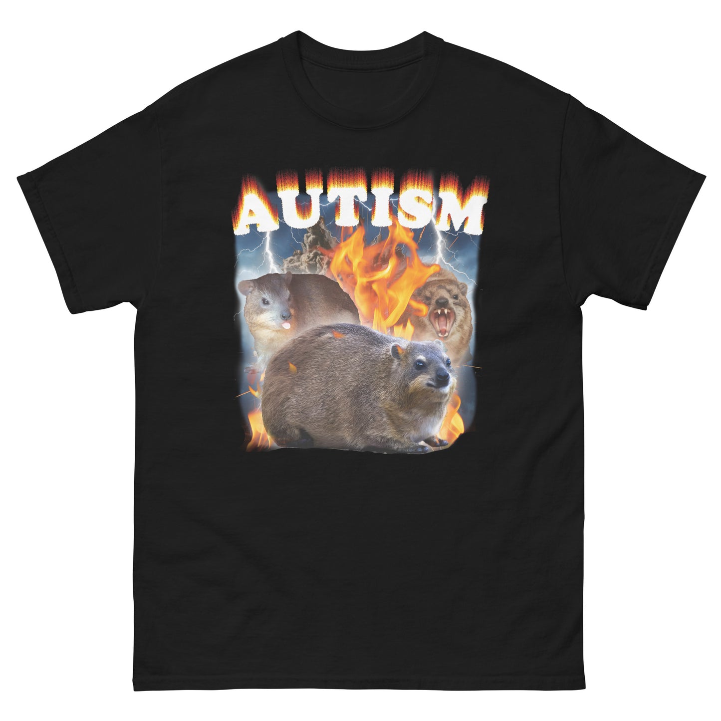 Autism Hyrax Funny Meme T-shirt