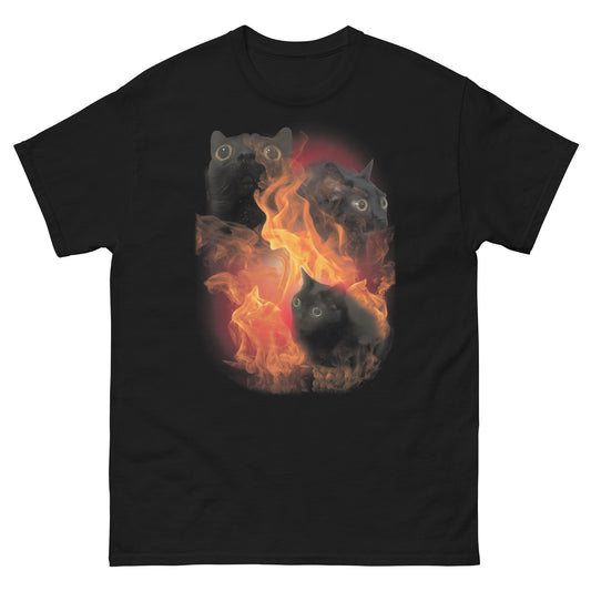 Silly Fire Cats T-shirt