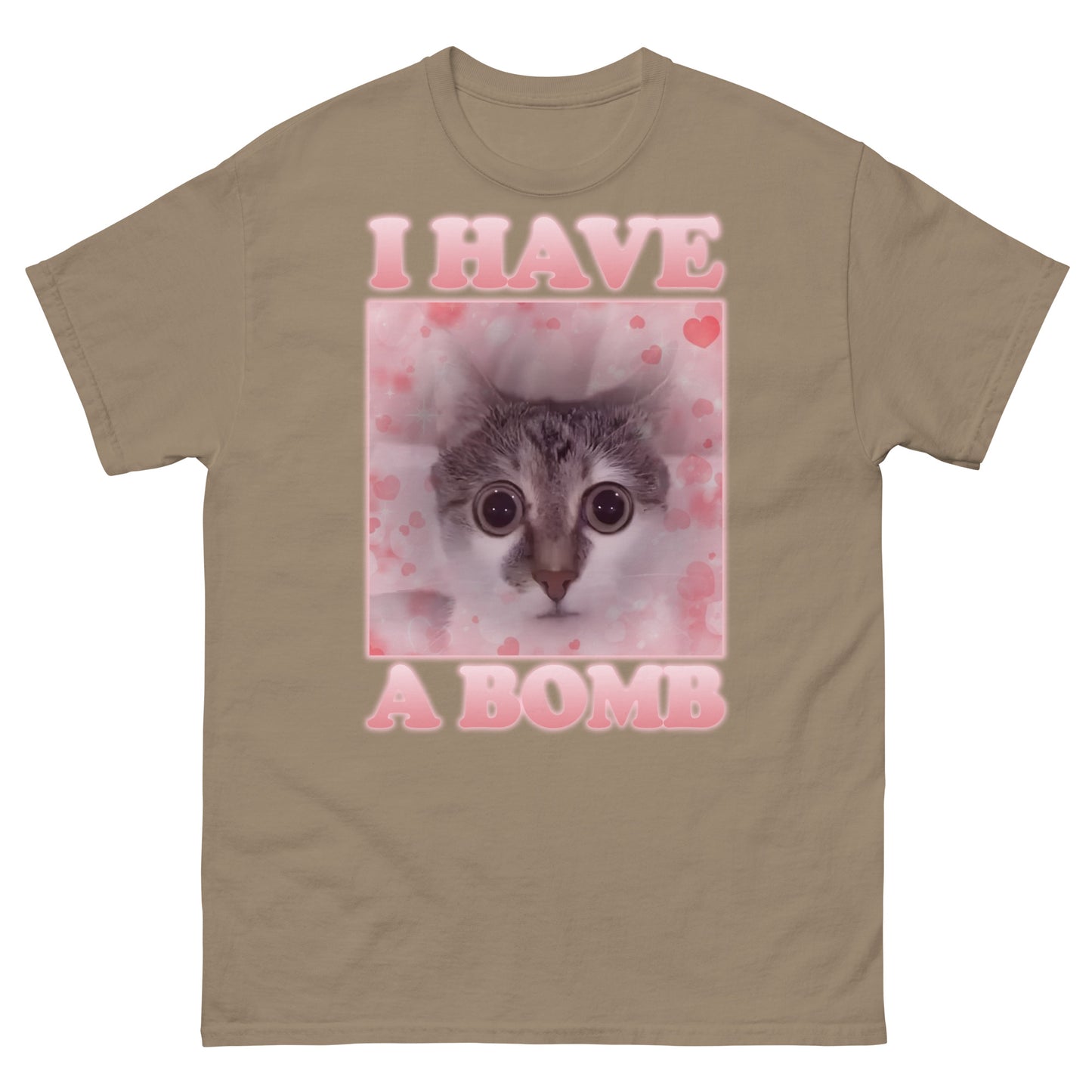 I Have a Bomb Cat Meme T-shirt