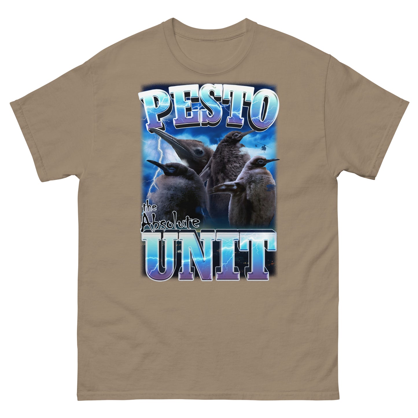 Pesto the Absolute Unit Funny Penguin Meme T-Shirt