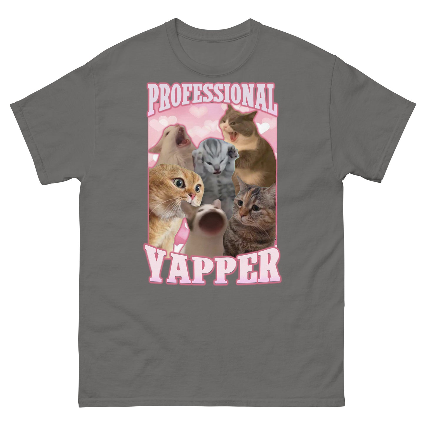 Professional Yapper Funny Cat Meme T-shirt