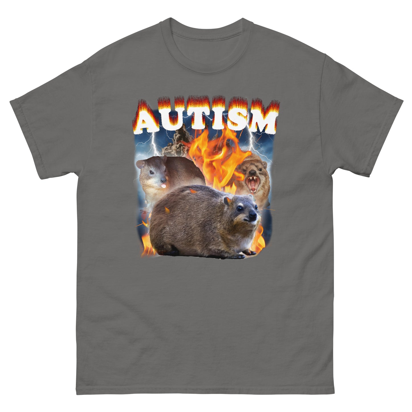 Autism Hyrax Funny Meme T-shirt