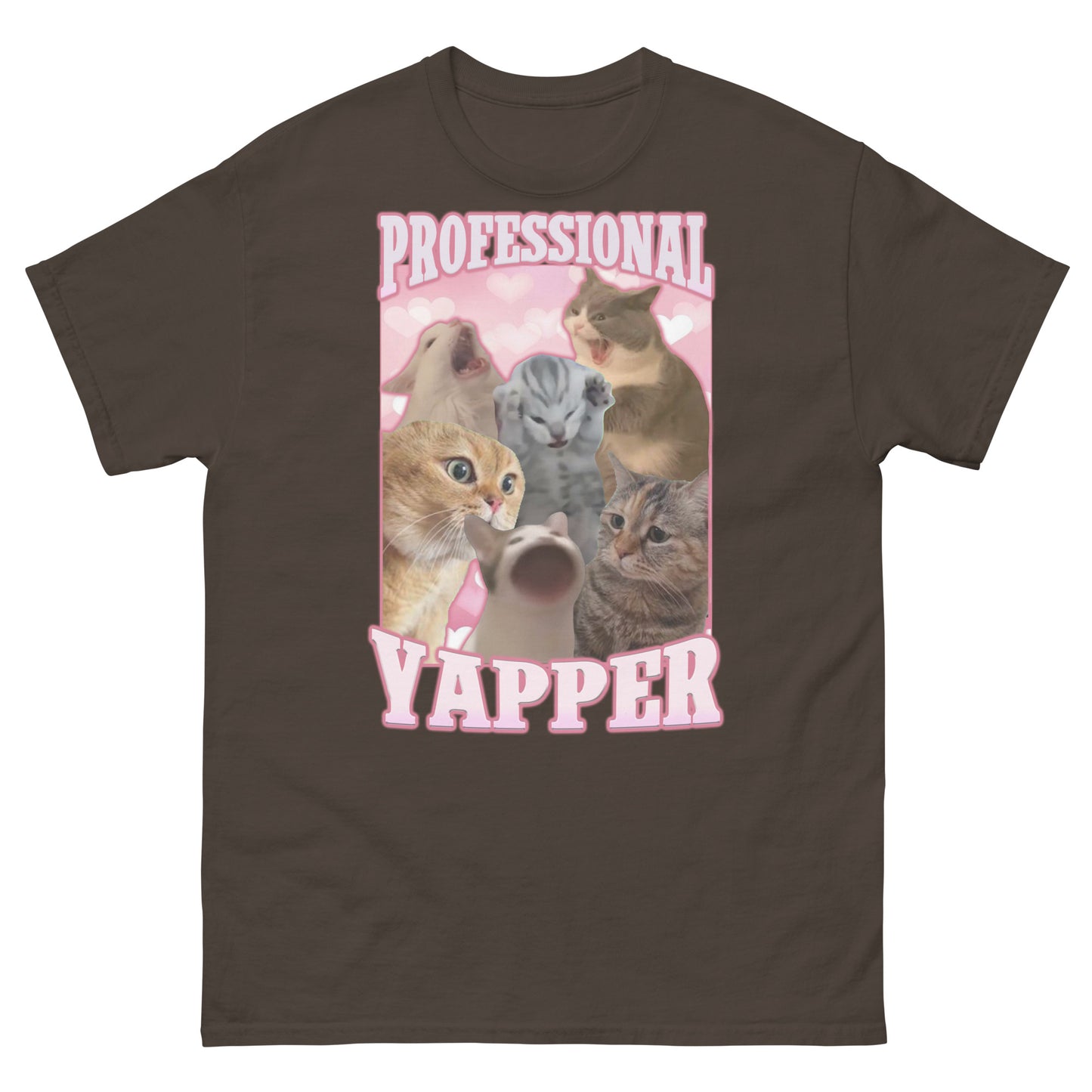 Professional Yapper Funny Cat Meme T-shirt