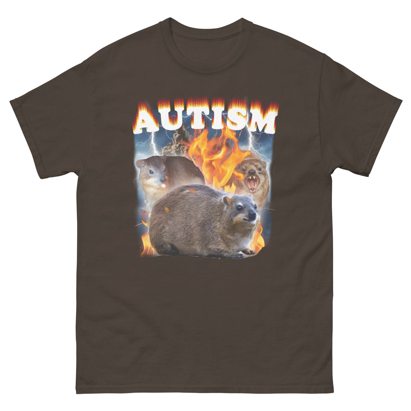 Autism Hyrax Funny Meme T-shirt