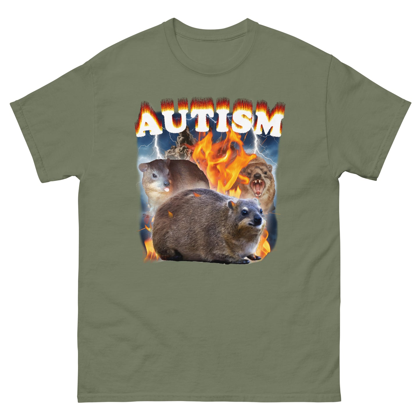 Autism Hyrax Funny Meme T-shirt