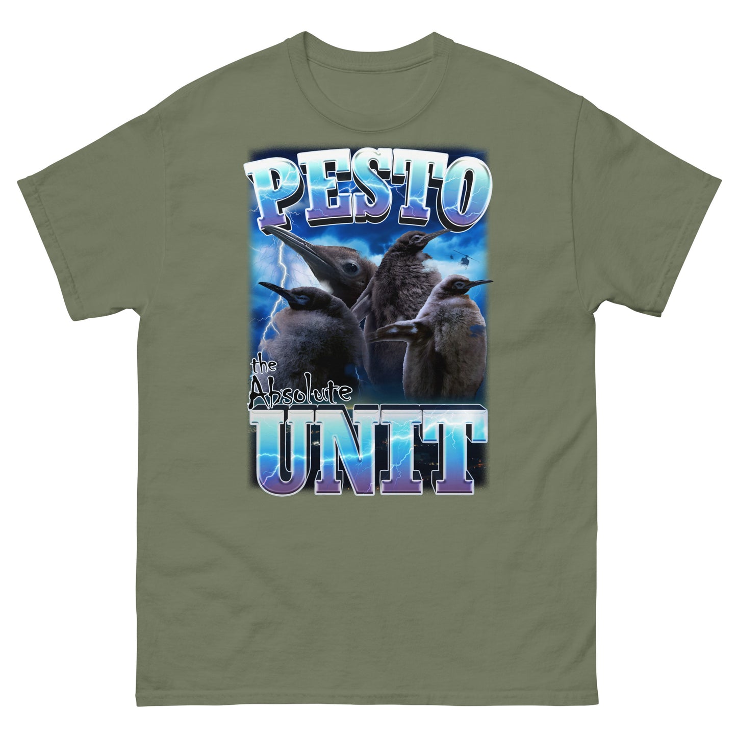 Pesto the Absolute Unit Funny Penguin Meme T-Shirt