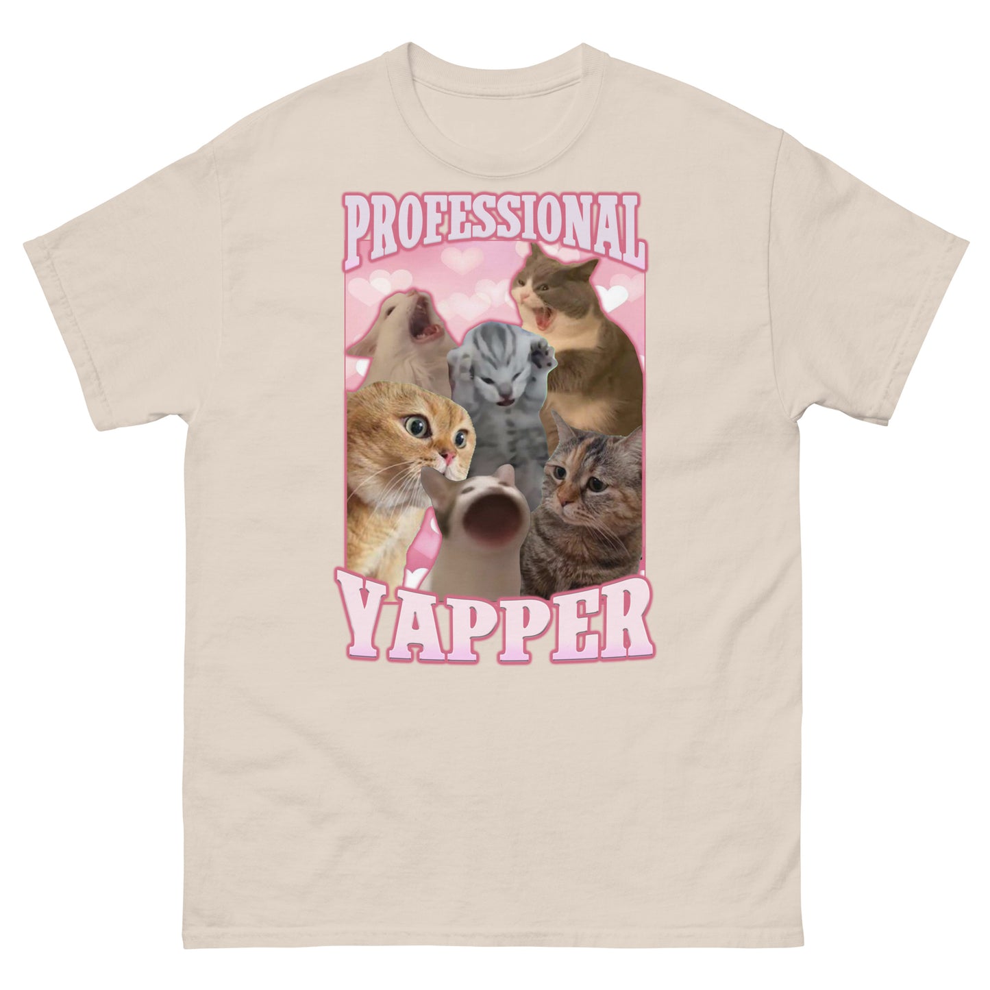 Professional Yapper Funny Cat Meme T-shirt