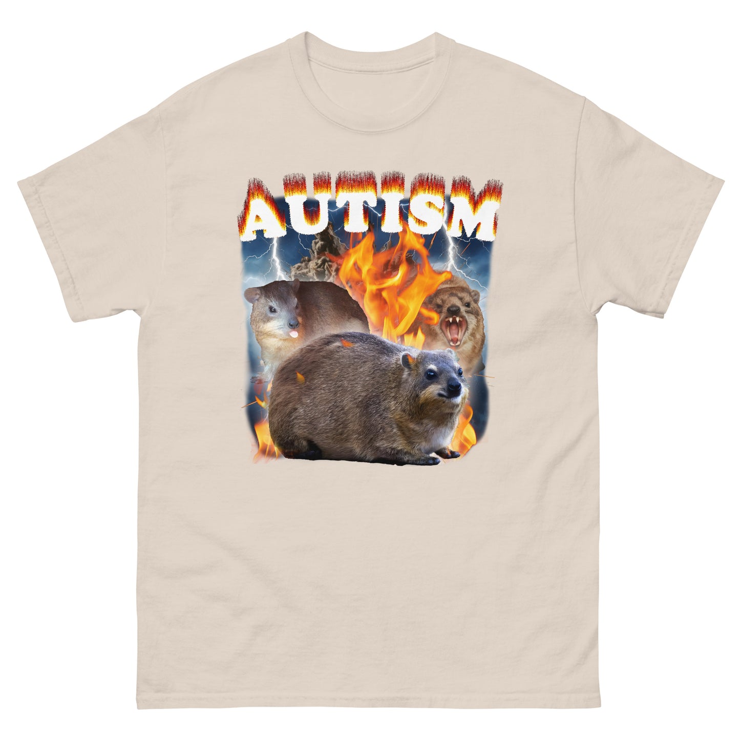 Autism Hyrax Funny Meme T-shirt