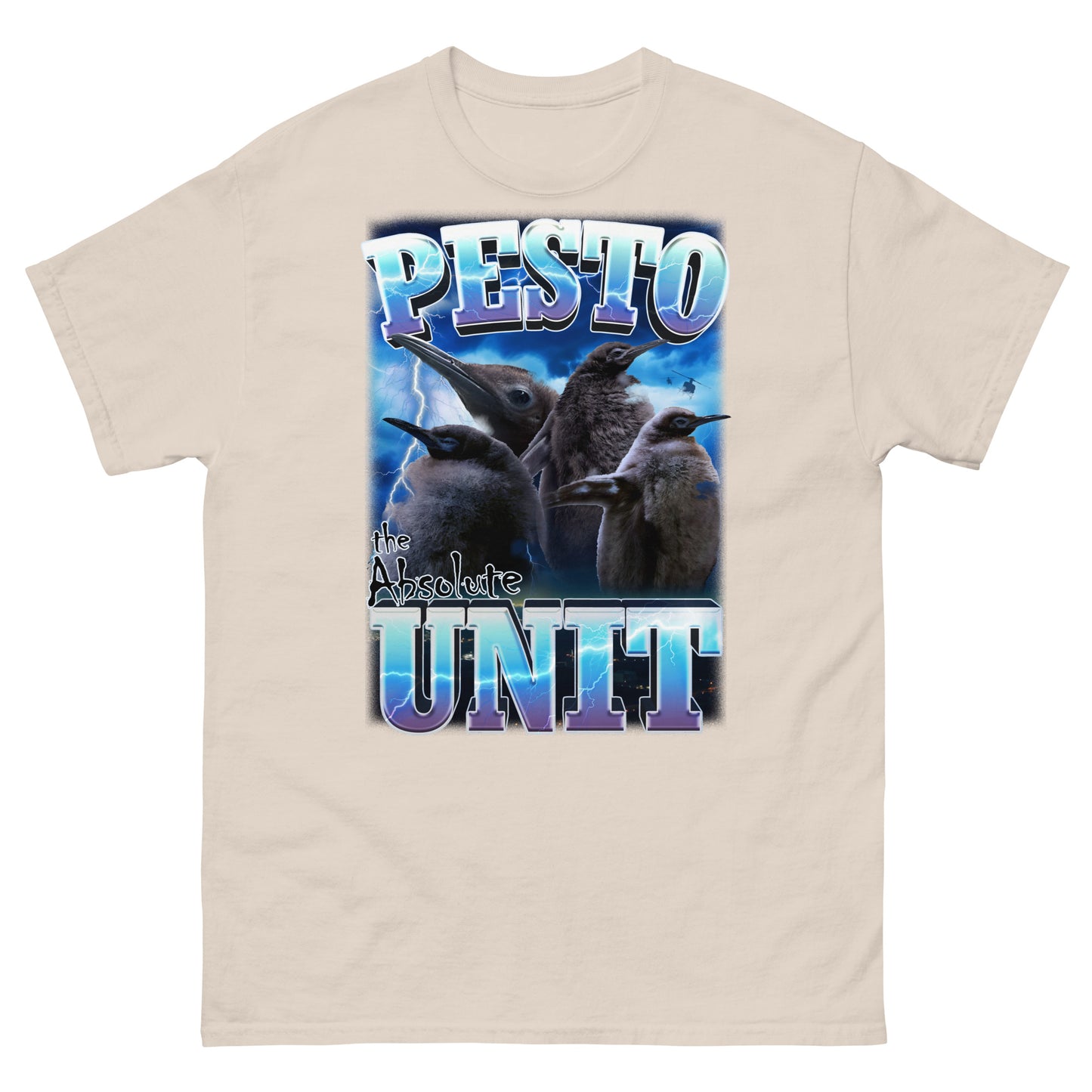 Pesto the Absolute Unit Funny Penguin Meme T-Shirt