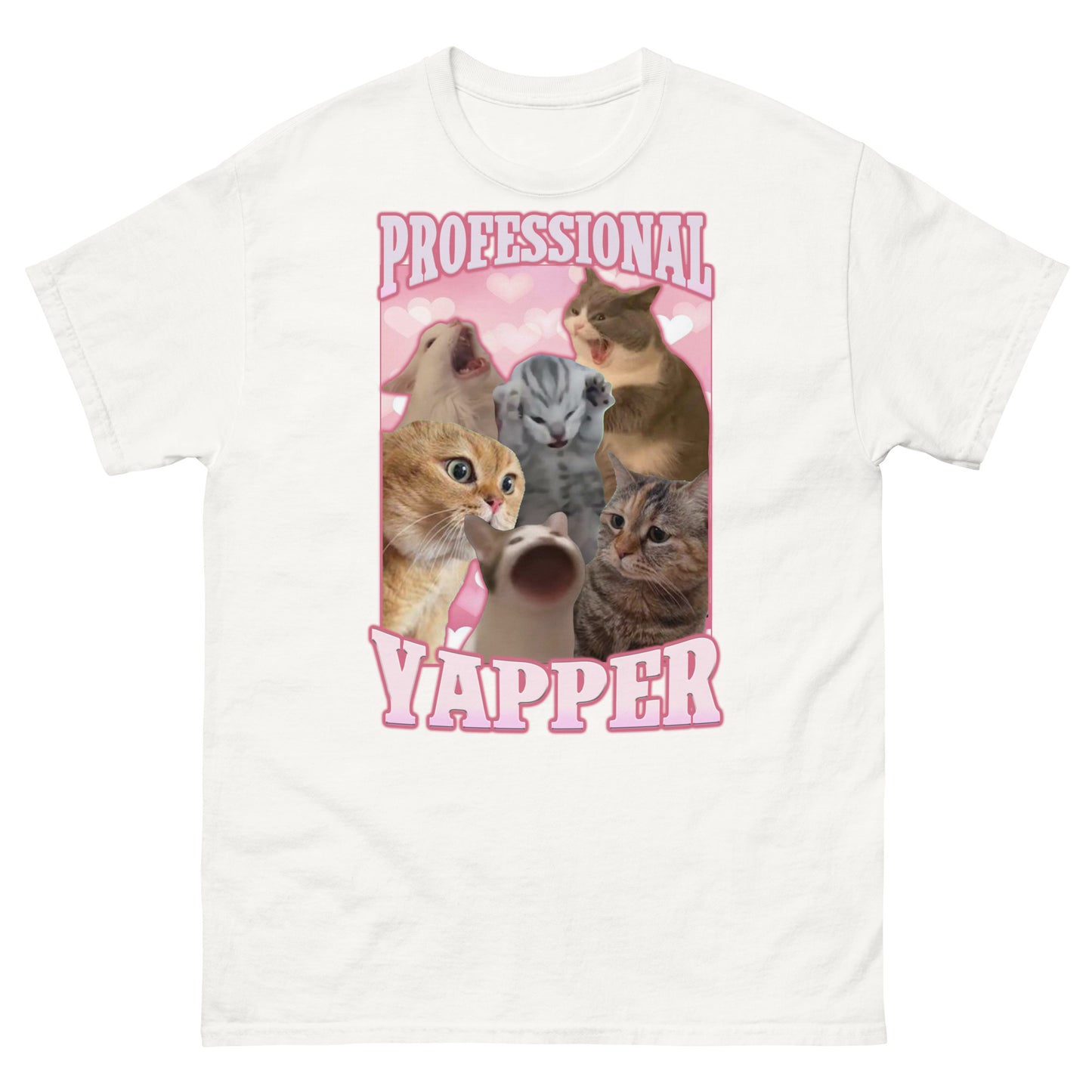 Professional Yapper Funny Cat Meme T-shirt