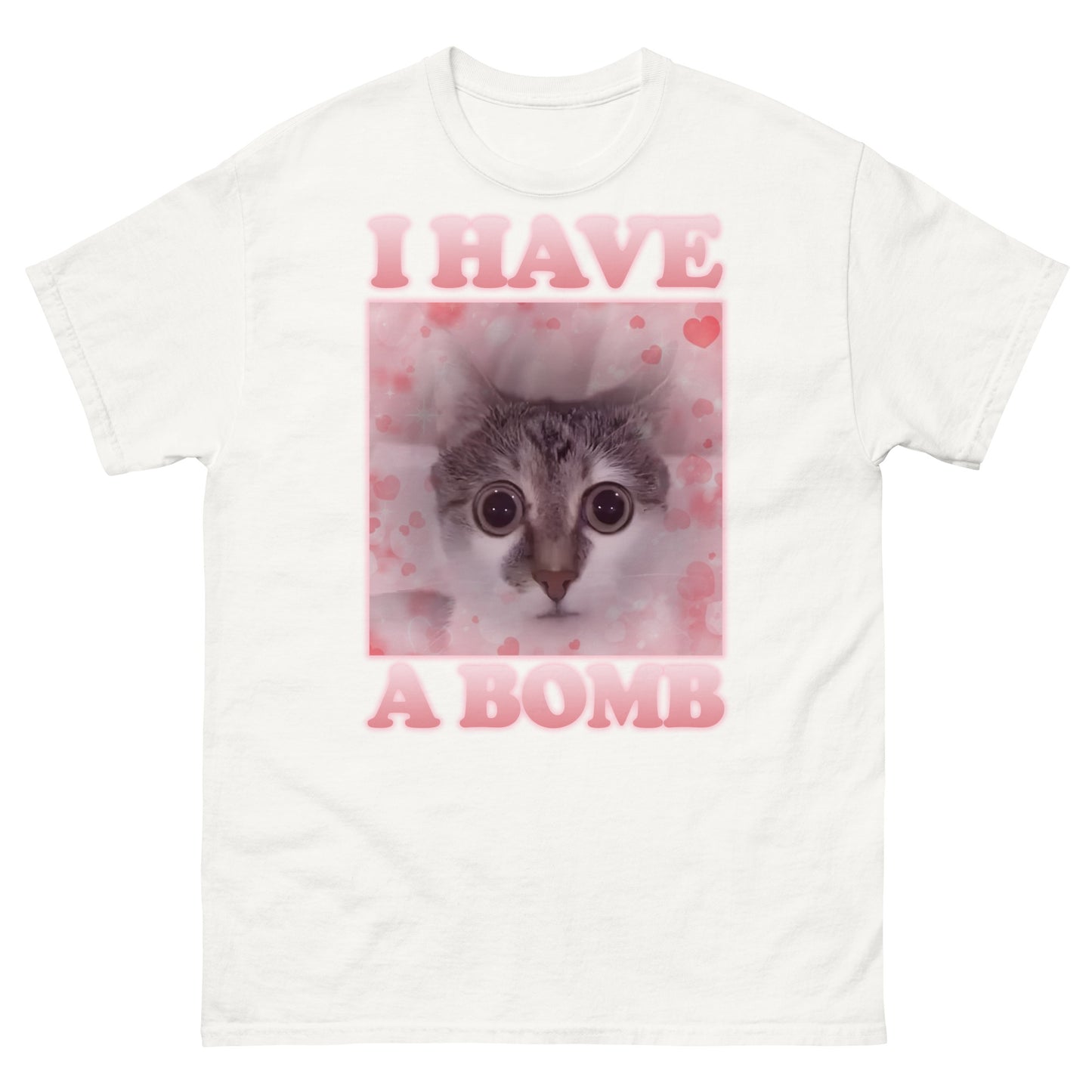 I Have a Bomb Cat Meme T-shirt