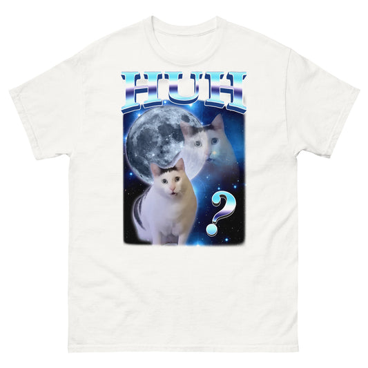 HUH Funny Dank Cat Meme Tee Shirt