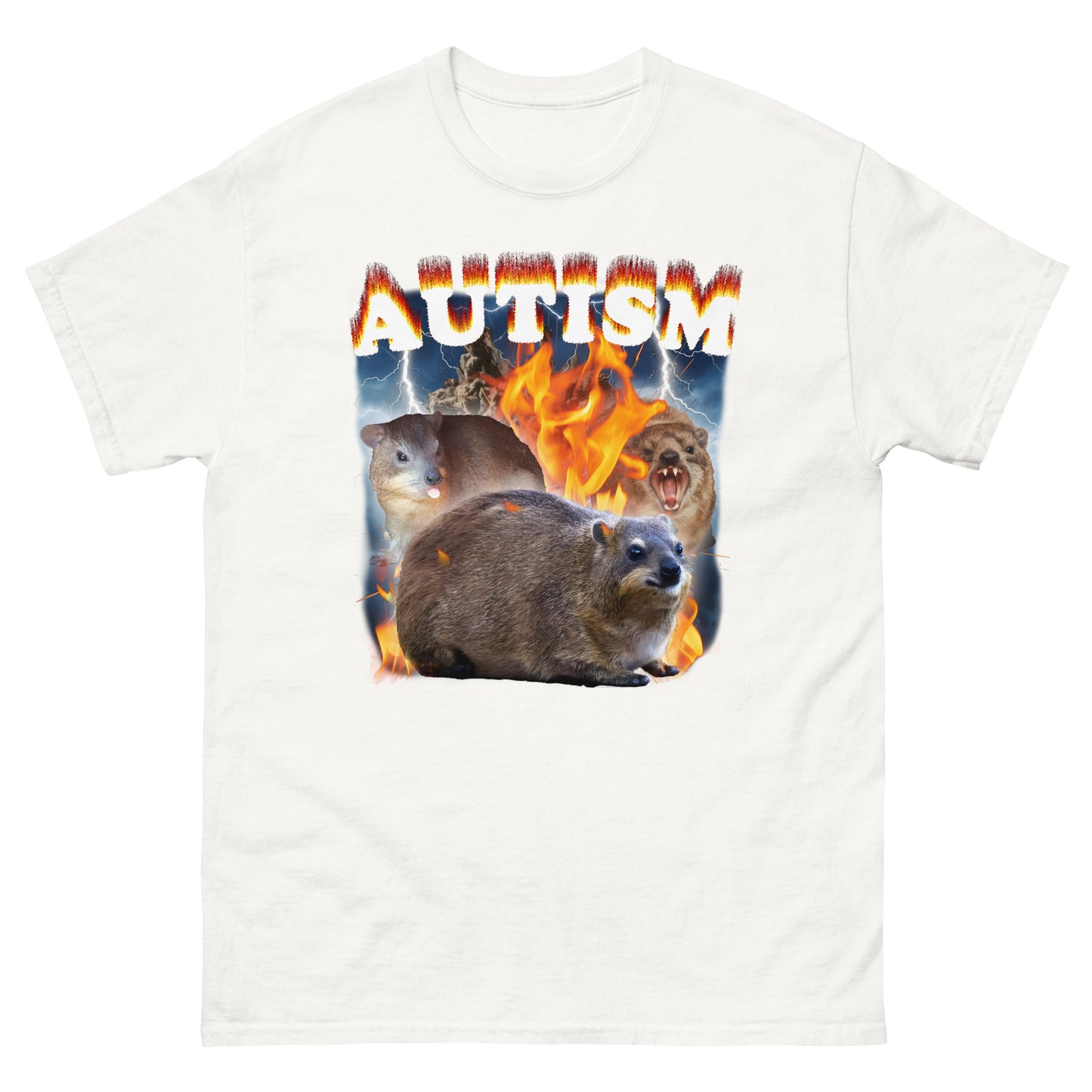 Autism Hyrax Funny Meme T-shirt