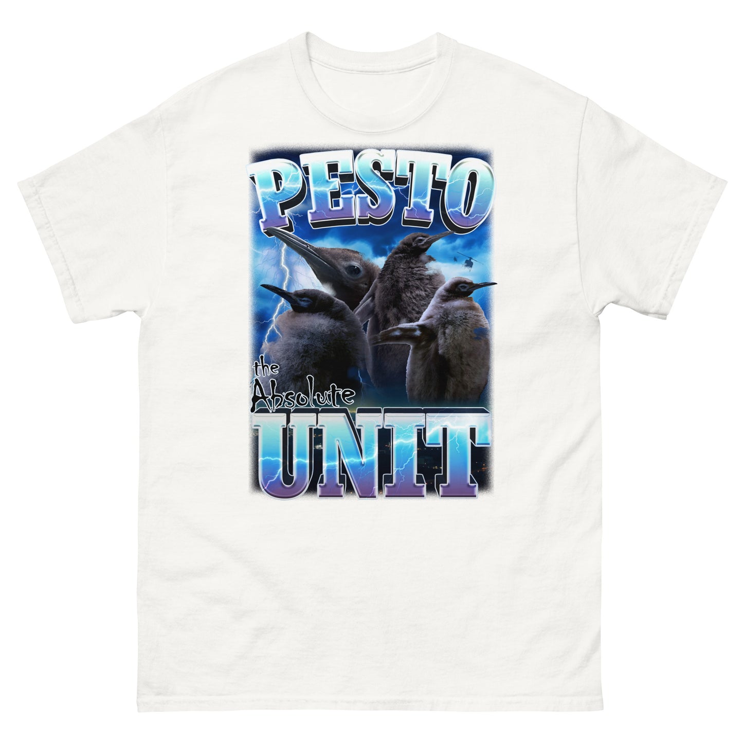 Pesto the Absolute Unit Funny Penguin Meme T-Shirt