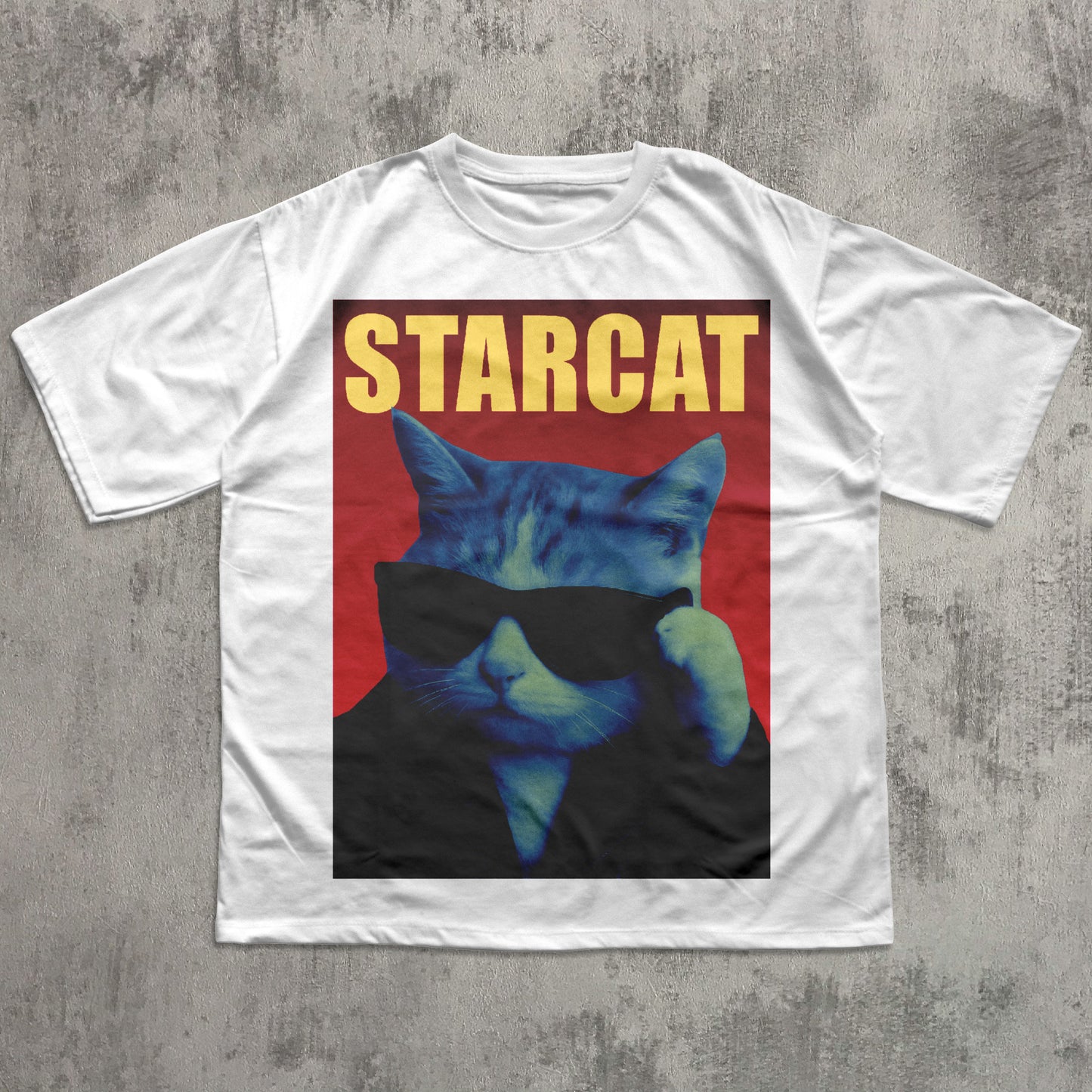 Starcat Funny Cat T-shirt, Parody Shirt, Stupid Tee