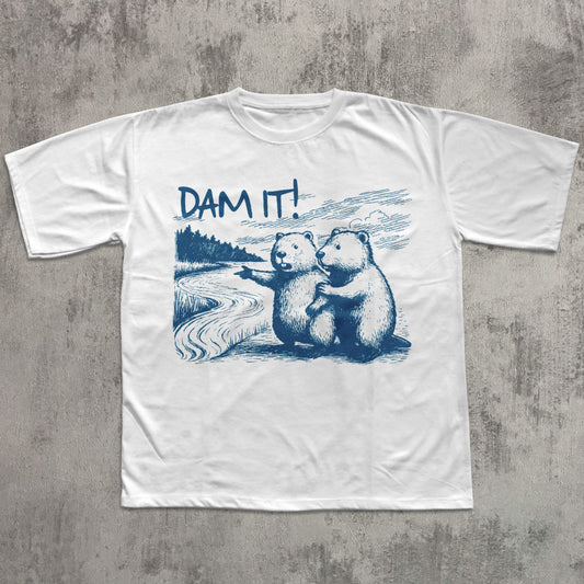 Funny Graphic Beaver T-shirt