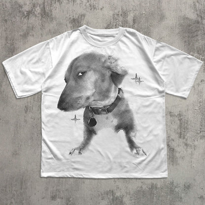 Y2k Retro Sus Dog T-shirt, Vintage Graphic Tee, Silly Dogs Shirt, Aesthetic Summer Shirts, Trendy Tees, 2000s Tshirt, 90s Clothes