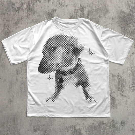 Y2k Retro Sus Dog T-shirt, Vintage Graphic Tee, Silly Dogs Shirt, Aesthetic Summer Shirts, Trendy Tees, 2000s Tshirt, 90s Clothes
