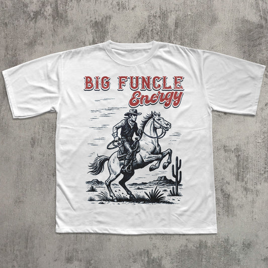Funny Graphic Cowboy T-shirt, Wester Shirt