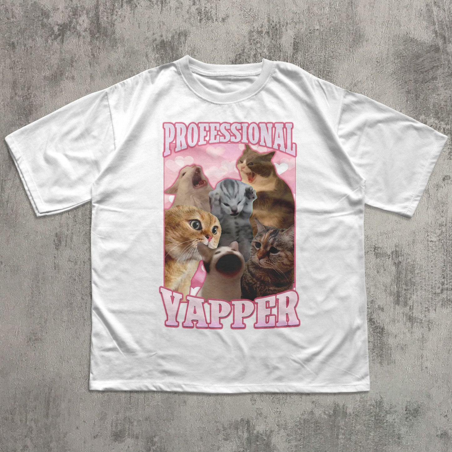 Professional Yapper Funny Cat Meme T-shirt