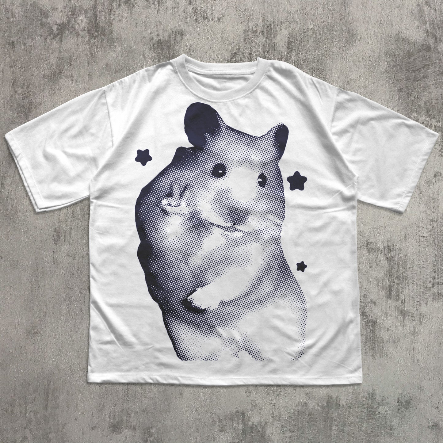 Y2k Retro Hamster T-shirt, Vintage Graphic Tee, Silly Hamsters Shirt, Aesthetic Shirts